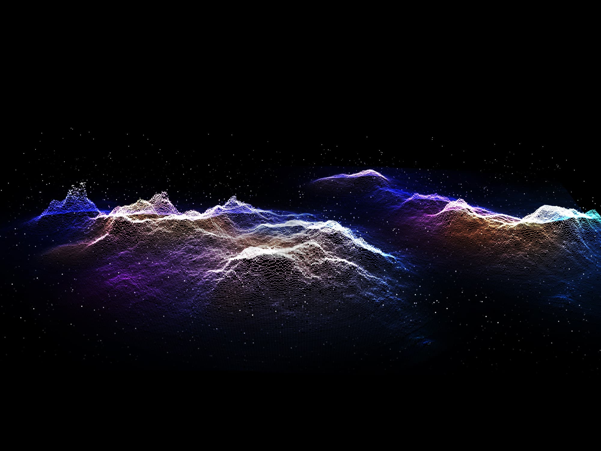Abstract mesh representing the complex process of charting and translating intent